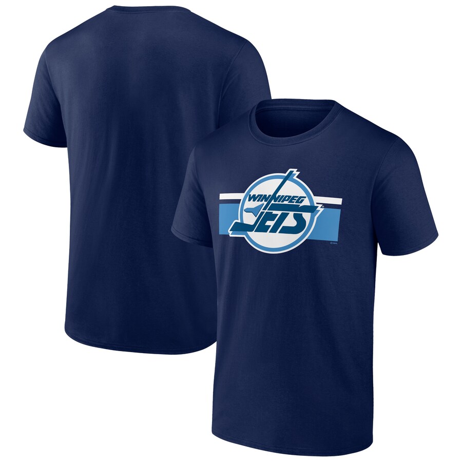 Men's Winnipeg Jets Navy Special Edition 2.0 Jersey Inspired T-Shirt - Puhuasuan