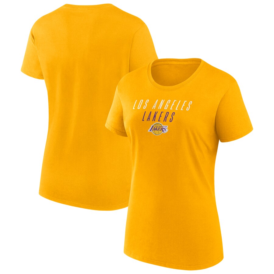 Women's Los Angeles Lakers  Fanatics Gold T-Shirt - Puhuasuan