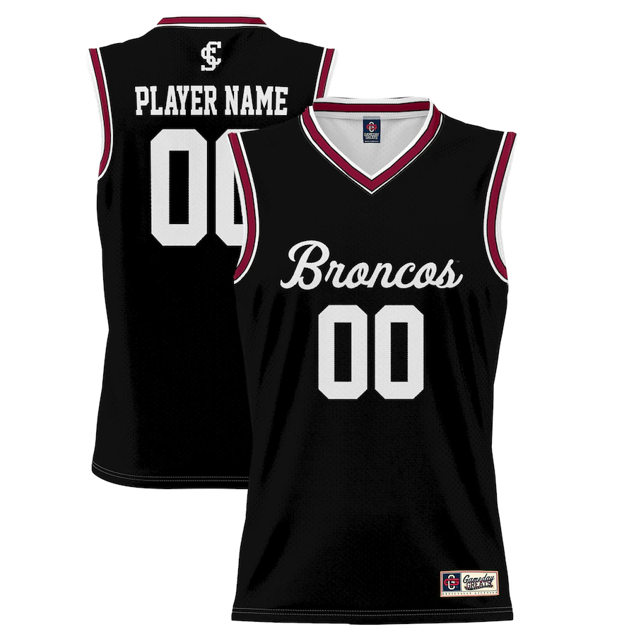 Santa Clara Broncos GameDay Greats Unisex NIL Pick-A-Player Lightweight Basketball Jersey - Black - Puhuasuan