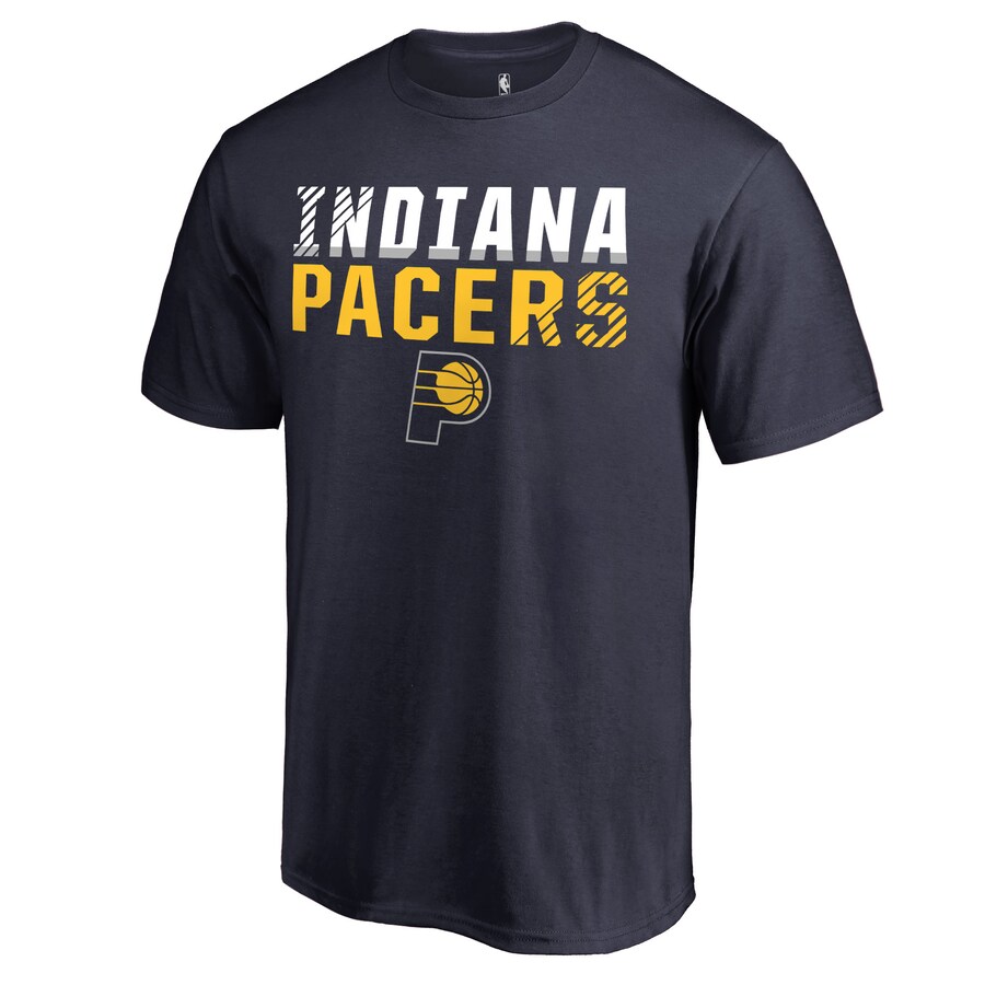 Men's Indiana Pacers Navy Fade Out T-Shirt - Puhuasuan