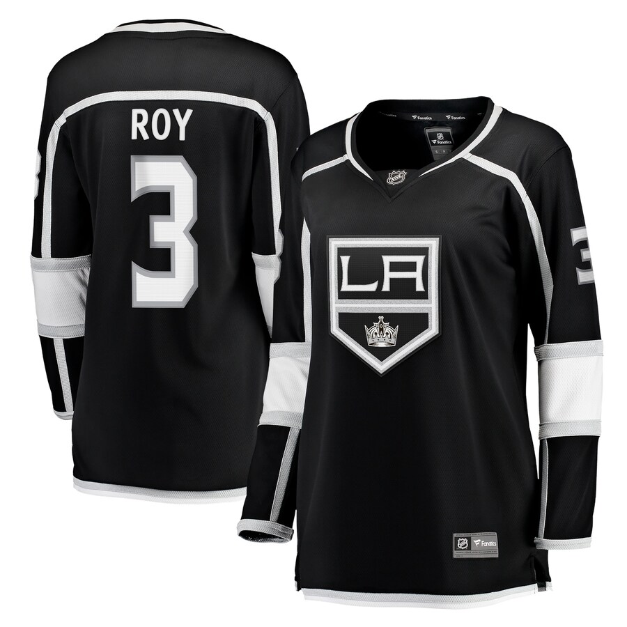Women's Los Angeles Kings Matt Roy Fanatics Branded Black Home Team Breakaway Player Jersey - Puhuasuan