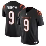 Men's Cincinnati Bengals Joe Burrow Nike Black Vapor F.U.S.E. Limited Jersey - Puhuasuan