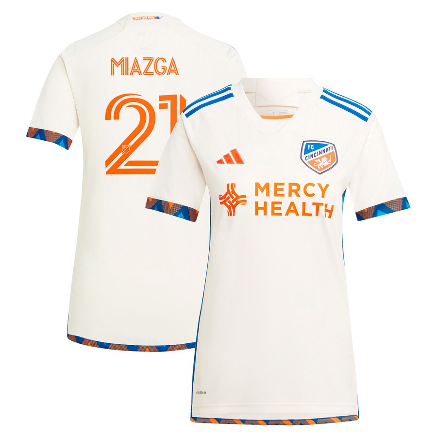 Women's FC Cincinnati Matt Miazga adidas White 2024 The Canvas Kit Replica Player Jersey - Puhuasuan