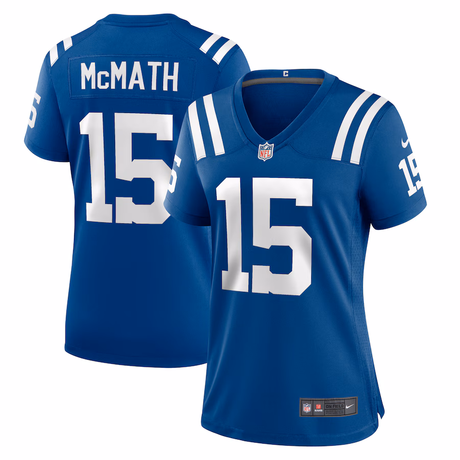 Women's Indianapolis Colts Racey McMath Nike  Royal Team Game Jersey - Puhuasuan