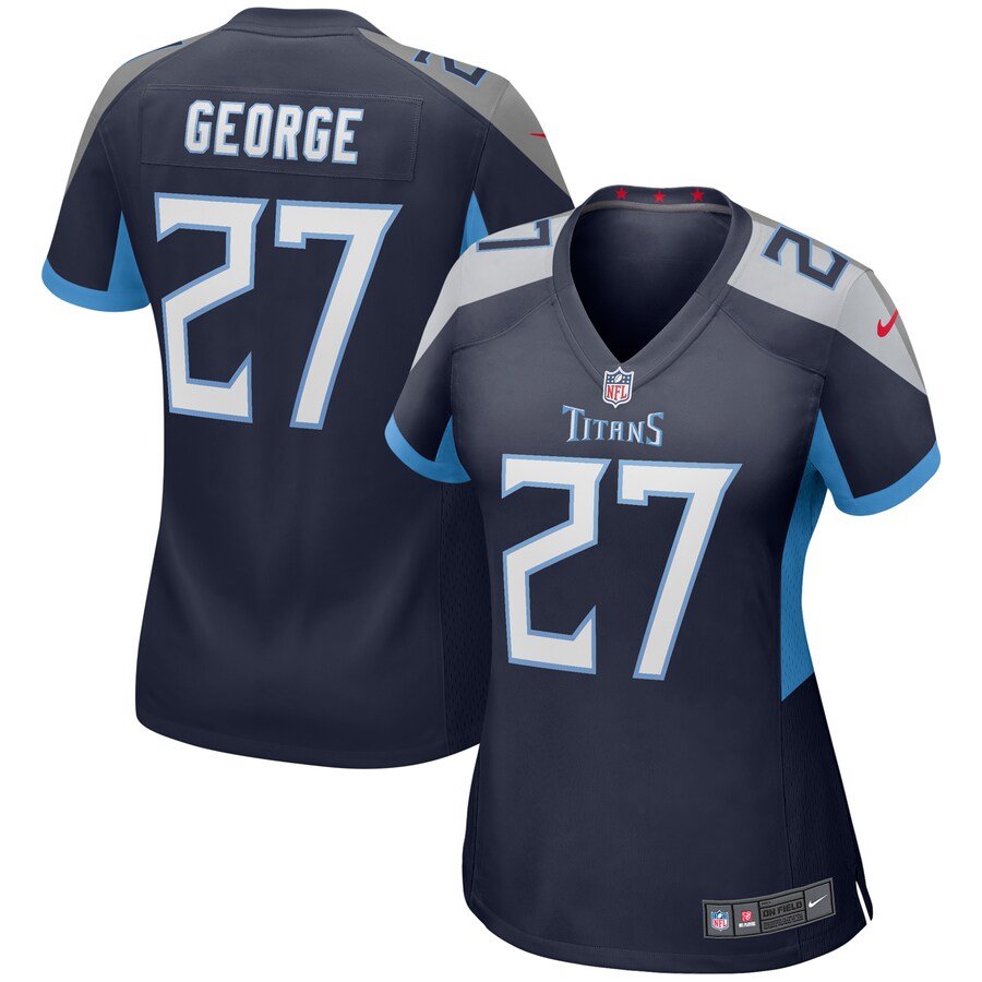 Women's Tennessee Titans Eddie George Nike Navy Game Retired Player Jersey - Puhuasuan
