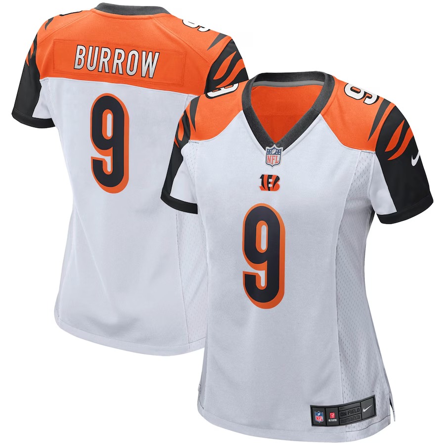 Women's Cincinnati Bengals Joe Burrow Nike White Player Game Jersey - Puhuasuan