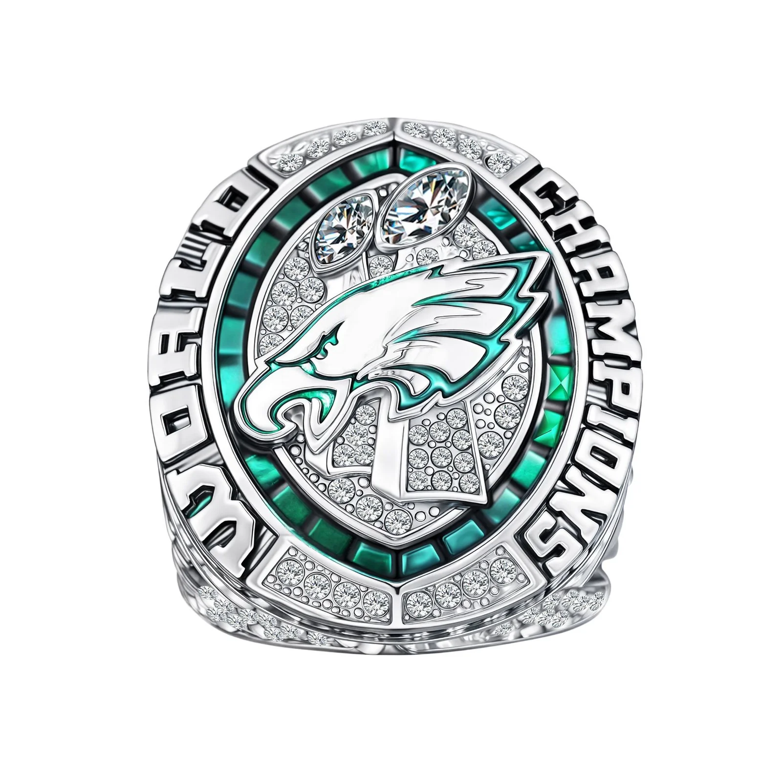 2025 Philadelphia Eagles Championship Ring – #1 Player Edition - Puhuasuan