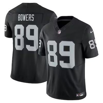 Men's Las Vegas Raiders Brock Bowers Nike Black Team Vapor F.U.S.E. Limited Jersey - Puhuasuan