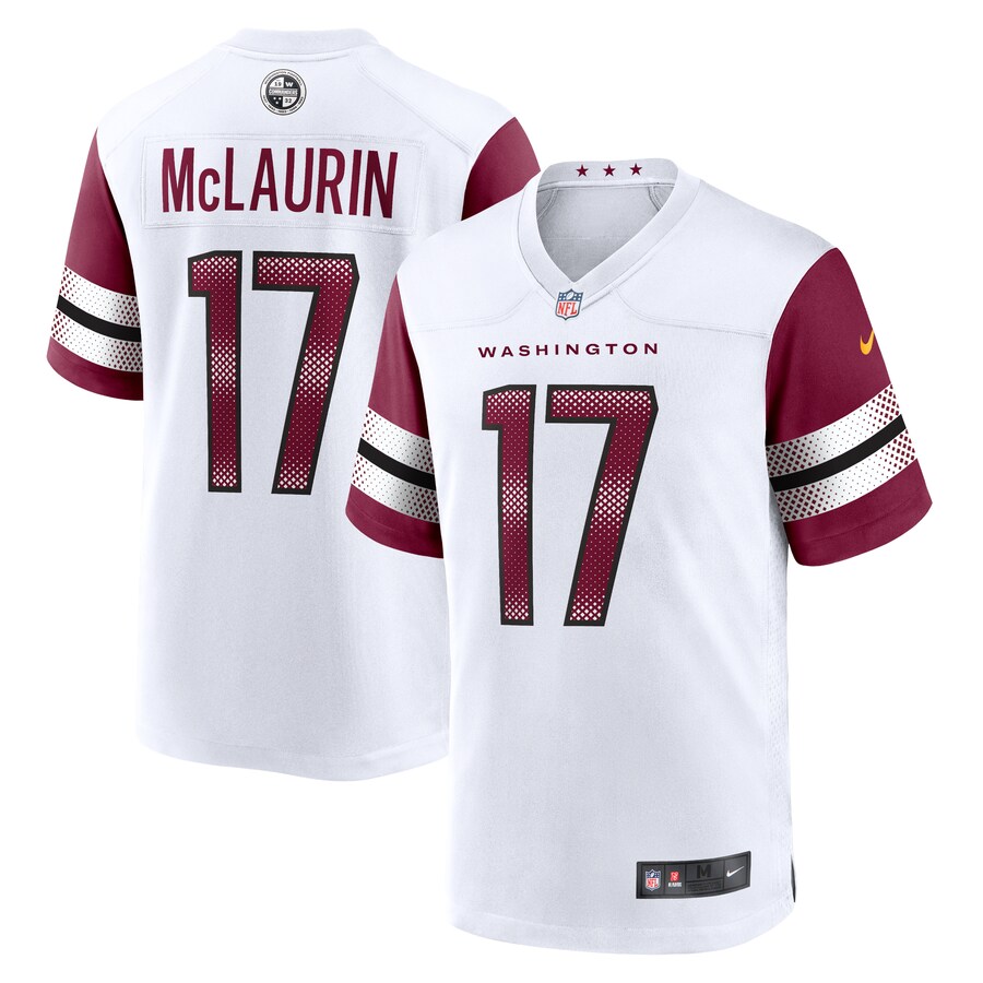 Men's Washington Commanders Terry McLaurin Nike White Game Jersey - Puhuasuan