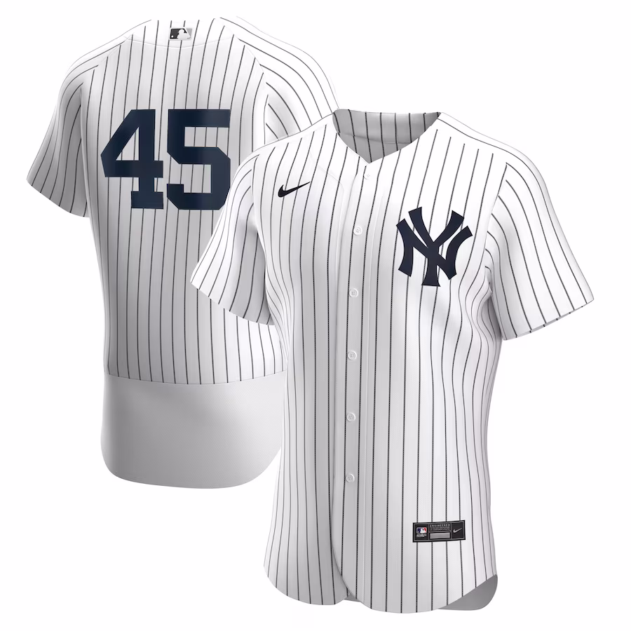 Men's New York Yankees Gerrit Cole Nike White Home Authentic Player Jersey - Puhuasuan