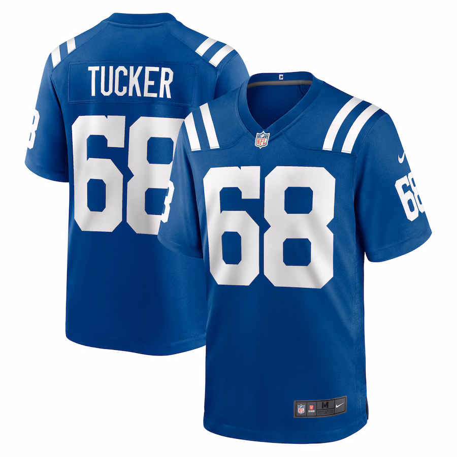 Men's Indianapolis Colts Dalton Tucker Nike Royal Game Jersey - Puhuasuan
