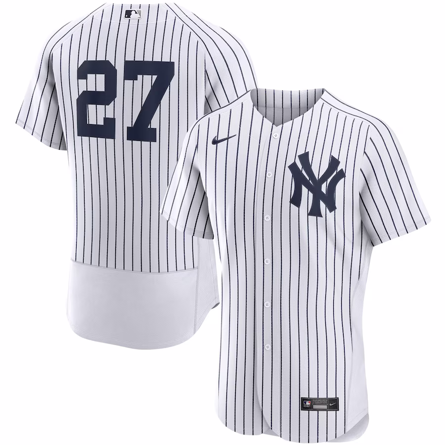 Men's New York Yankees Giancarlo Stanton Nike White Home Authentic Player Jersey - Puhuasuan