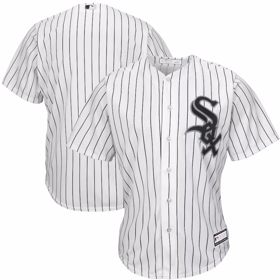 Men's Chicago White Sox White Big & Tall Replica Team Jersey - Puhuasuan