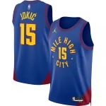Unisex Denver Nuggets Nikola Jokic Jordan Brand Blue Swingman Jersey - Statement Edition - Puhuasuan