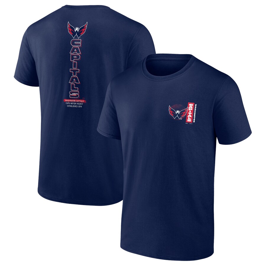 Men's Washington Capitals Navy Revolution T-Shirt - Puhuasuan