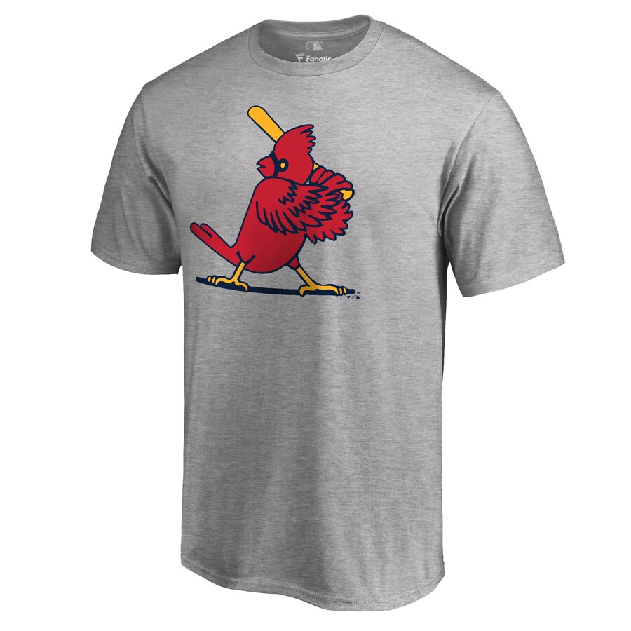 Men's St. Louis Cardinals Ash Cooperstown Collection Forbes T-Shirt - Puhuasuan