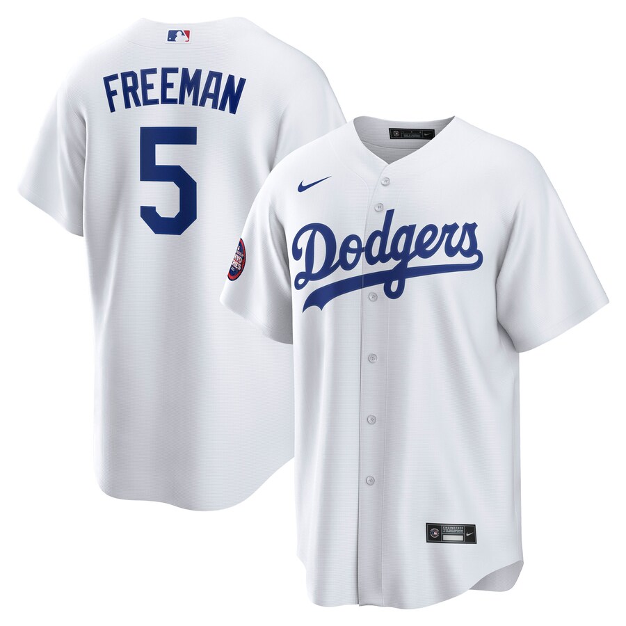 Men's Los Angeles Dodgers Freddie Freeman Nike White 2025 MLB World Tour: Tokyo Series Home Replica Player Jersey - Puhuasuan