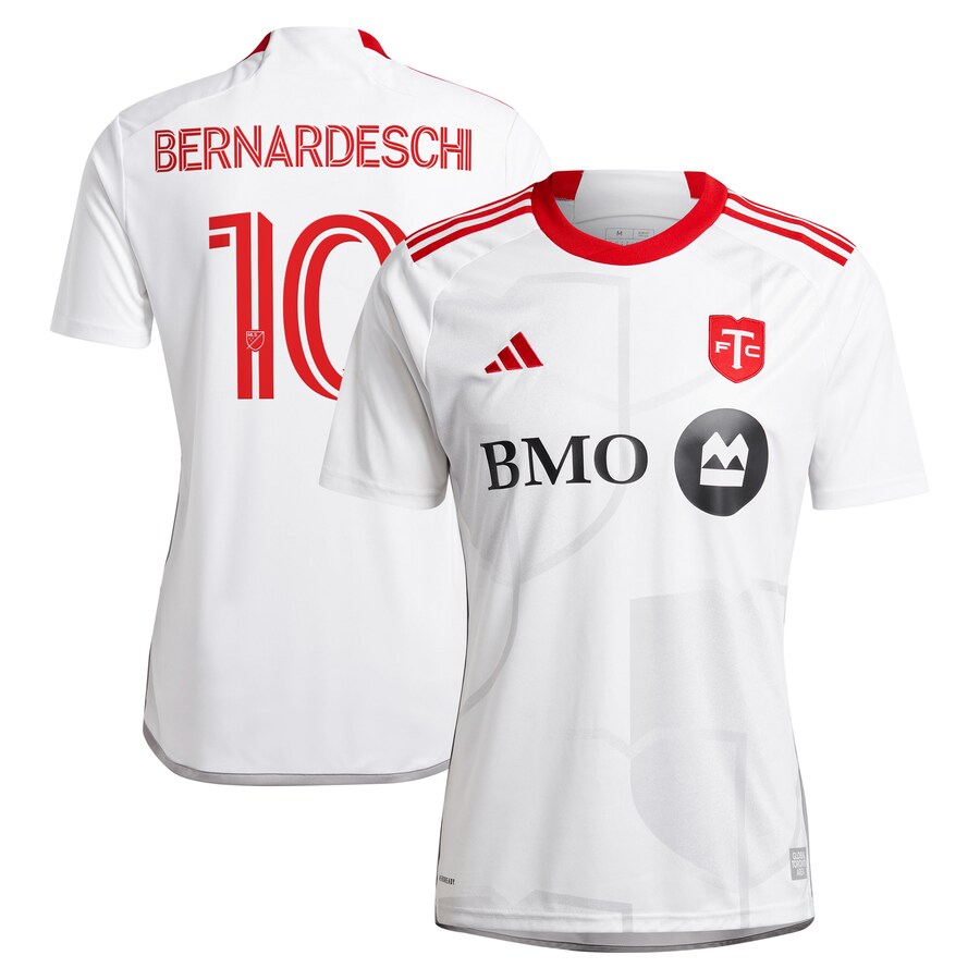 Men's Toronto FC Federico Bernardeschi adidas White 2024 GTA Kit Replica Player Jersey - Puhuasuan