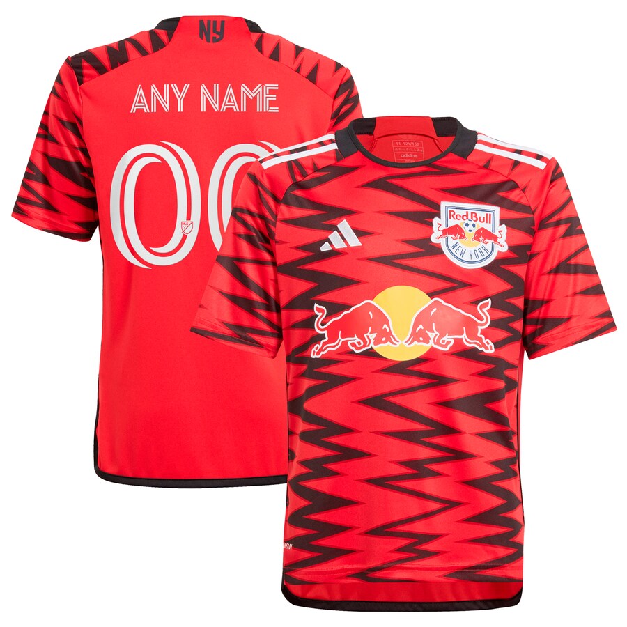 Youth New York Red Bulls  adidas Red 2024 Legacy Replica Custom Jersey - Puhuasuan