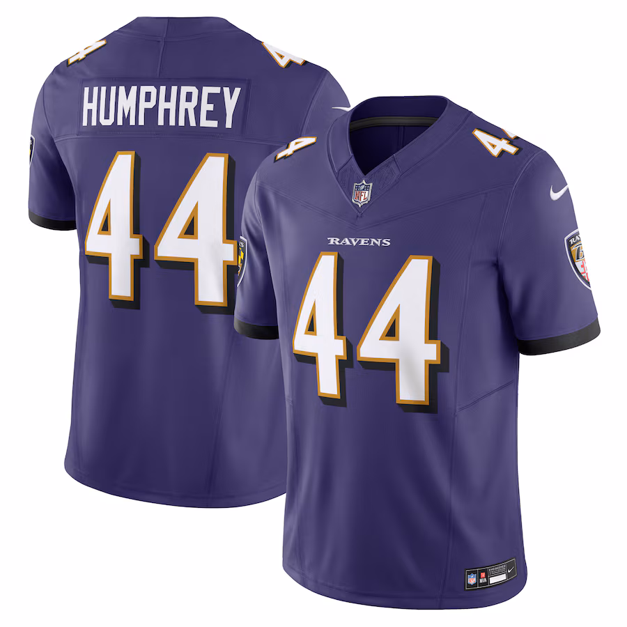 Men's Baltimore Ravens Marlon Humphrey Nike Purple Vapor F.U.S.E. Limited Jersey - Puhuasuan