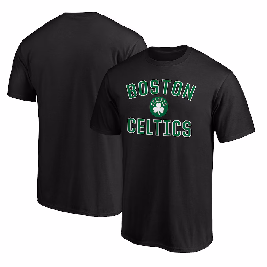 Men's Boston Celtics  Black Victory Arch T-Shirt - Puhuasuan