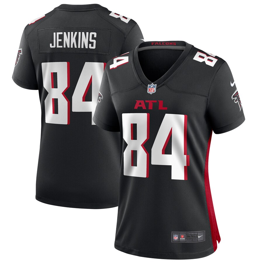 Women's Atlanta Falcons Alfred Jenkins Nike Black Game Retired Player Jersey - Puhuasuan