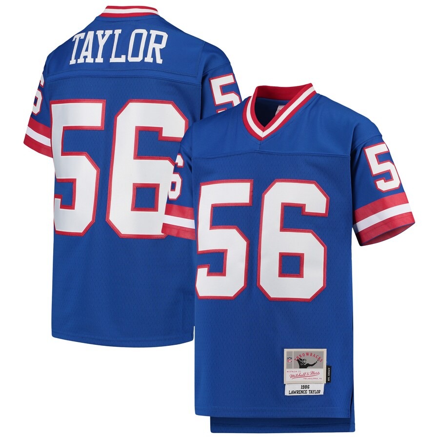 Youth New York Giants Lawrence Taylor Mitchell & Ness Royal 1986 Legacy Retired Player Jersey - Puhuasuan