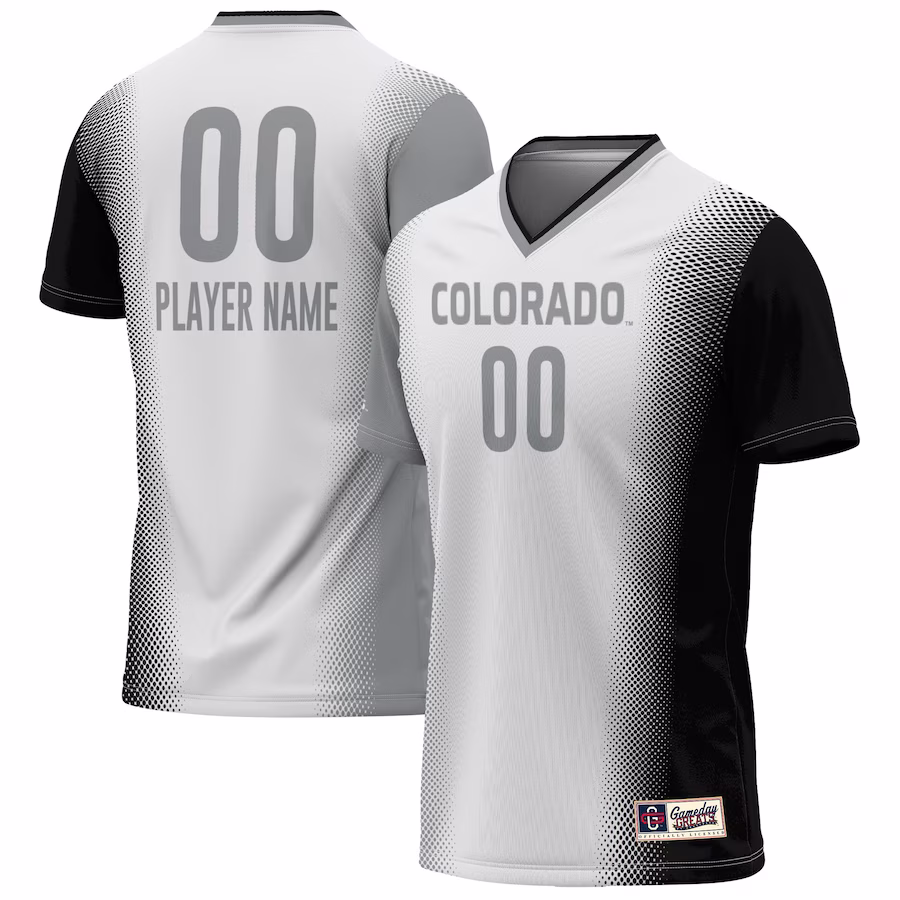 Colorado Buffaloes GameDay Greats Unisex Pick-A-Player NIL Lightweight Soccer Jersey - White - Puhuasuan