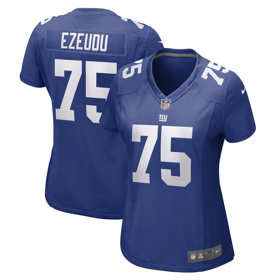 Women's New York Giants Joshua Ezeudu Nike Royal Game Player Jersey - Puhuasuan
