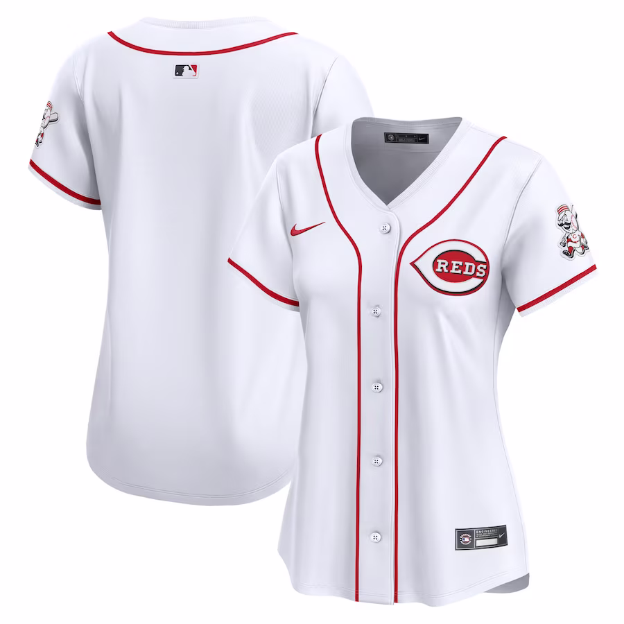 Women's Cincinnati Reds Nike White Home Limited Jersey - Puhuasuan