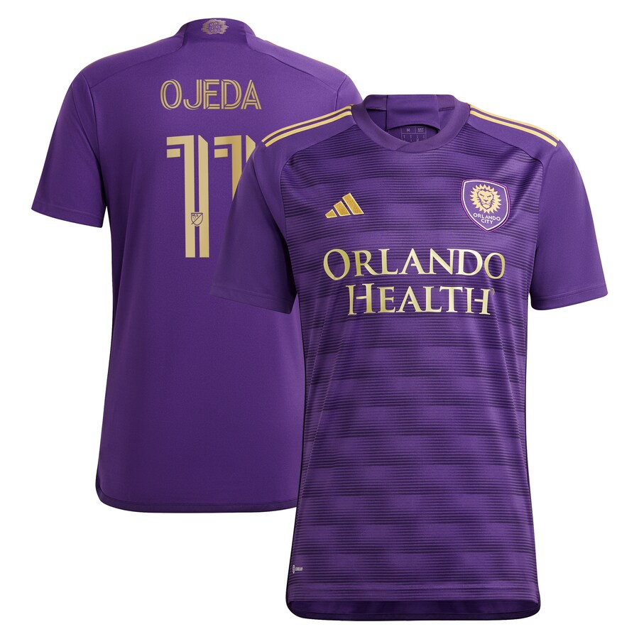 Men's Orlando City SC Mart��n Ojeda adidas Purple 2023 The Wall Kit Replica Player Jersey - Puhuasuan
