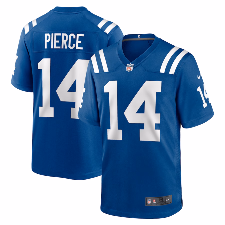 Men's Indianapolis Colts Alec Pierce Nike Royal Player Game Jersey - Puhuasuan