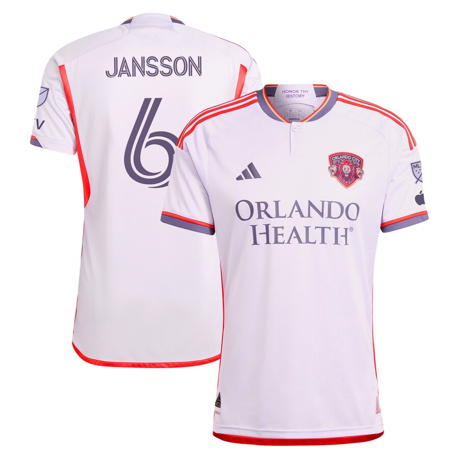 Men's Orlando City SC Robin Jansson adidas Purple 2024 Legacy Kit Authentic Player Jersey - Puhuasuan