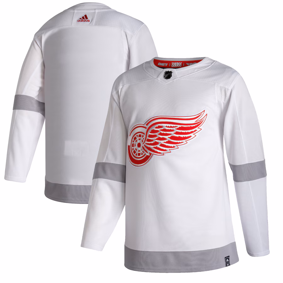 Men's Detroit Red Wings adidas White 2020/21 Reverse Retro Authentic Jersey - Puhuasuan