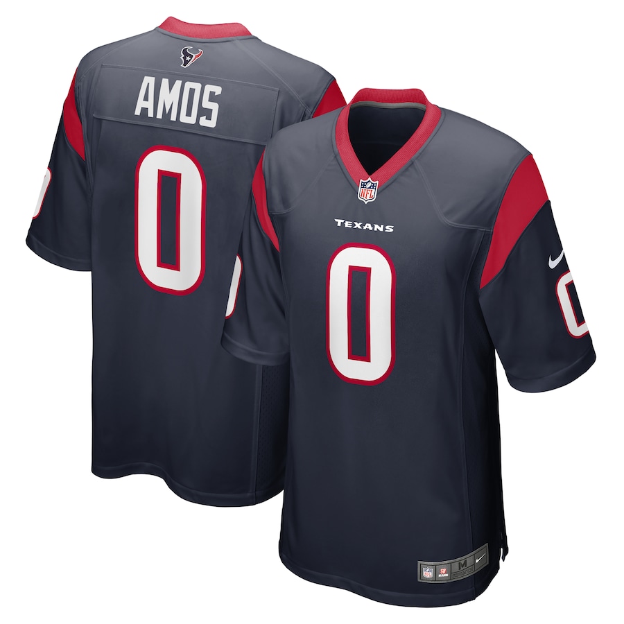 Men's Houston Texans Adrian Amos Nike Navy Game Jersey - Puhuasuan