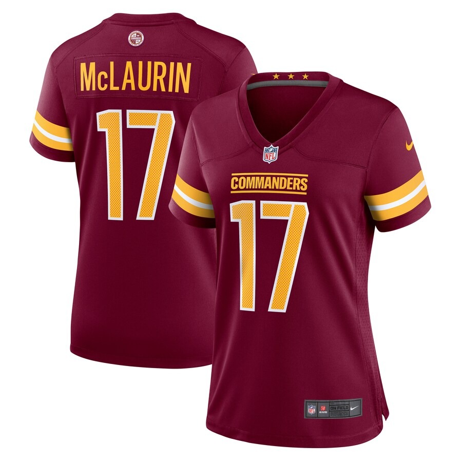 Women's Washington Commanders Terry McLaurin Nike Burgundy Player Jersey - Puhuasuan