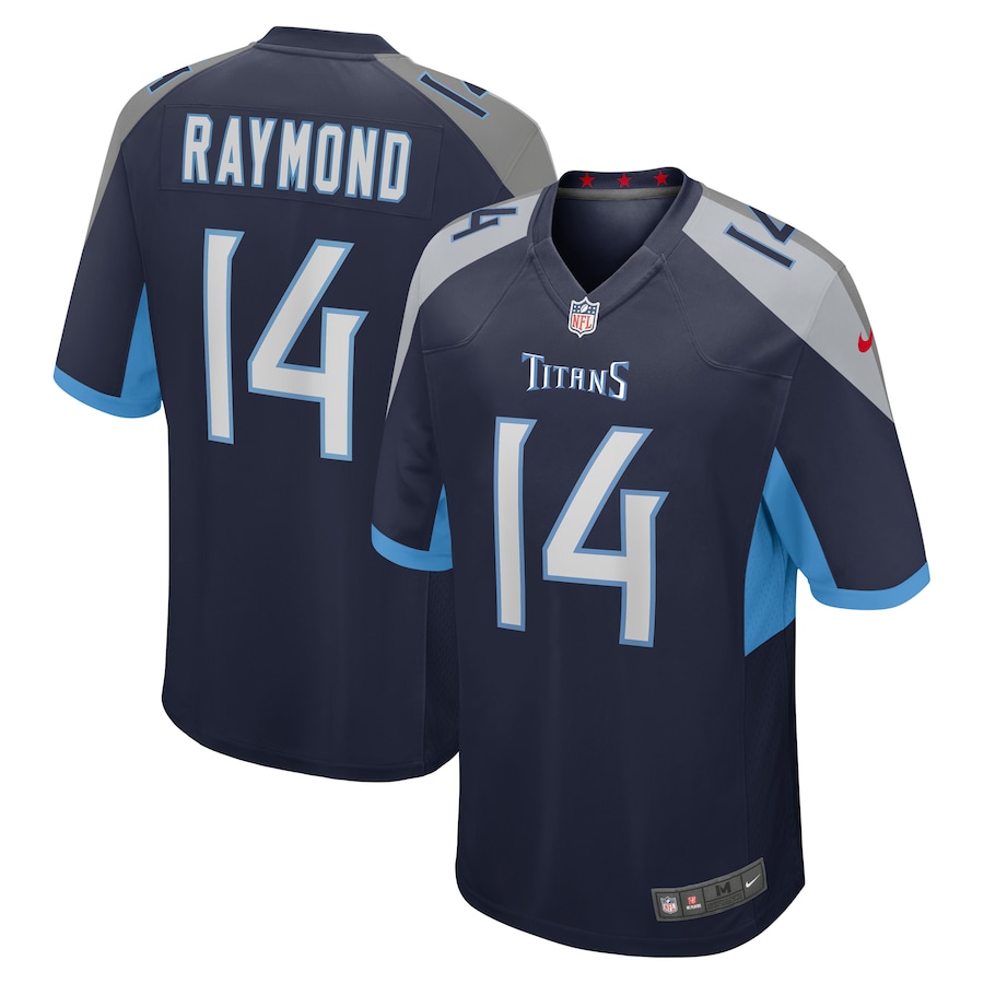 Men's Tennessee Titans Kalif Raymond Nike Navy Game Jersey - Puhuasuan