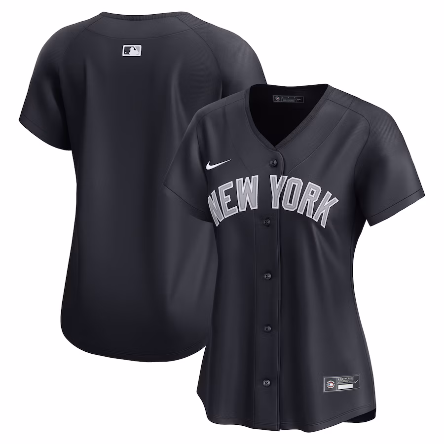 Women's New York Yankees Nike Navy Alternate Limited Jersey - Puhuasuan