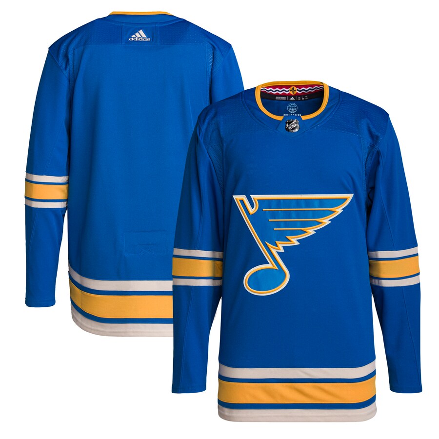 Men's St. Louis Blues adidas Blue Alternate Authentic Pro Jersey - Puhuasuan