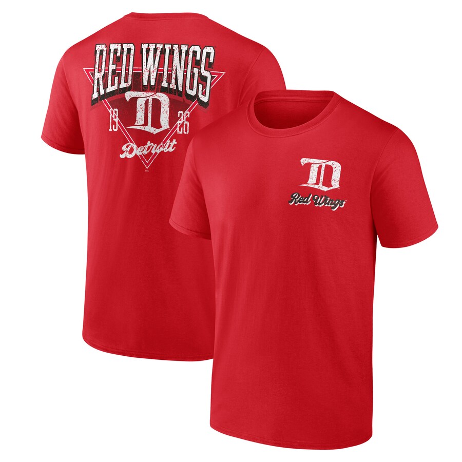 Men's Detroit Red Wings Red Never Over T-Shirt - Puhuasuan
