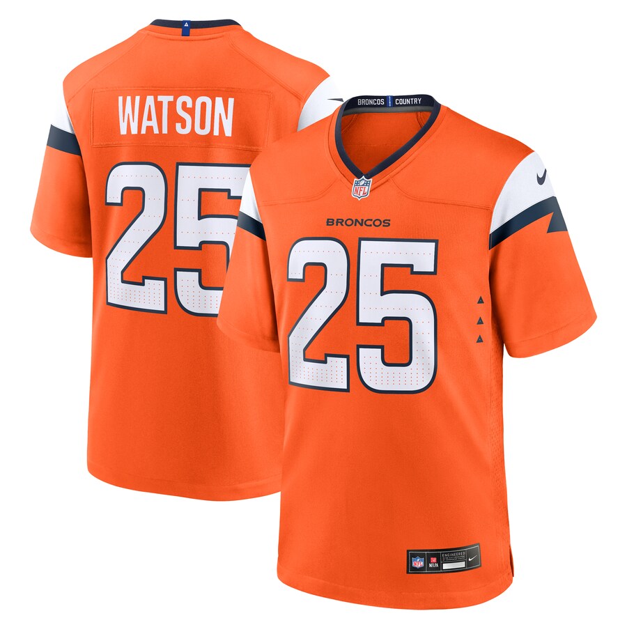 Men's Denver Broncos Blake Watson Nike Orange Team Game Jersey - Puhuasuan