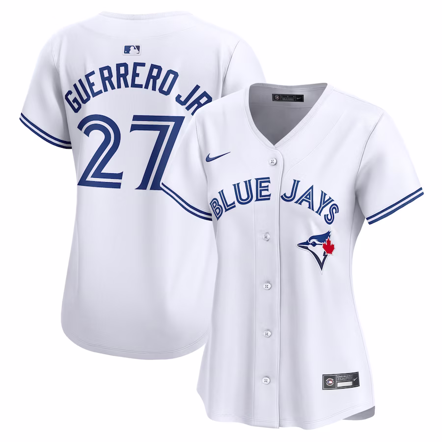 Women's Toronto Blue Jays Vladimir Guerrero Jr. Nike White Home Limited Player Jersey - Puhuasuan