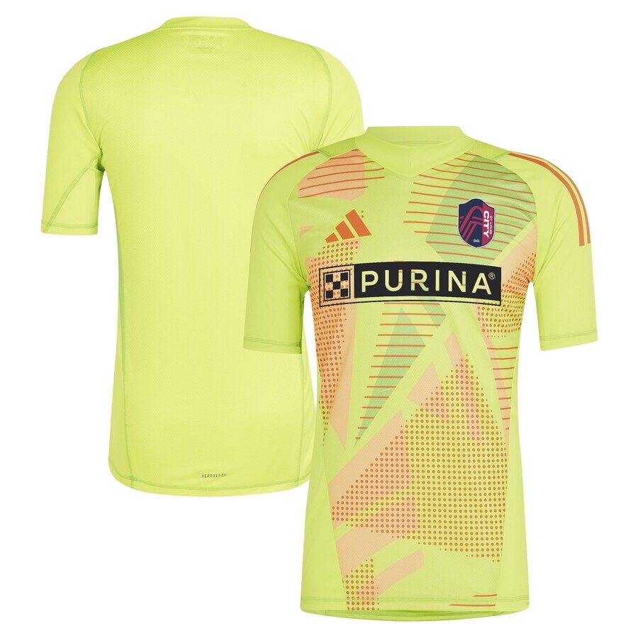 Men's St. Louis City SC adidas Yellow 2024 Goalkeeper Jersey - Puhuasuan