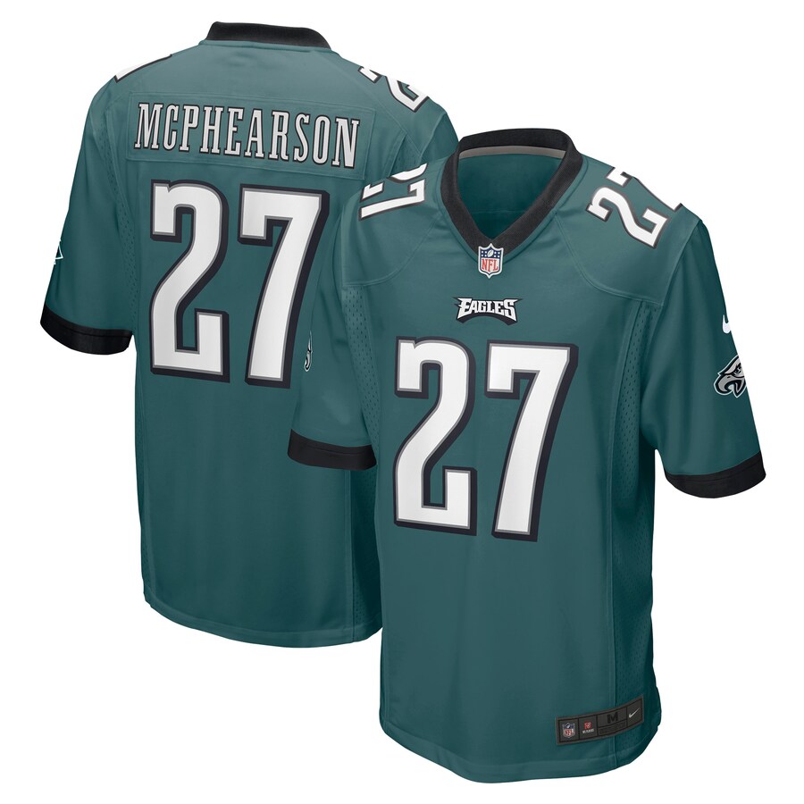 Men's Philadelphia Eagles Zech McPhearson Nike Midnight Green Game Jersey - Puhuasuan