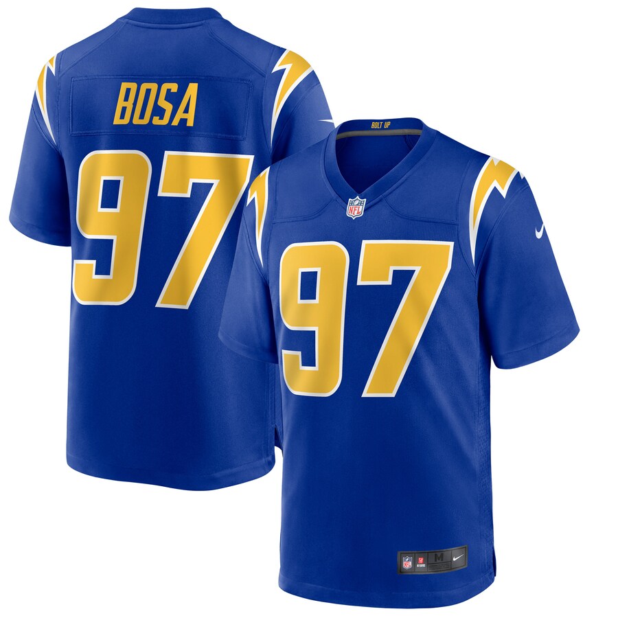 Men's Los Angeles Chargers Joey Bosa Nike Royal 2nd Alternate Game Jersey - Puhuasuan