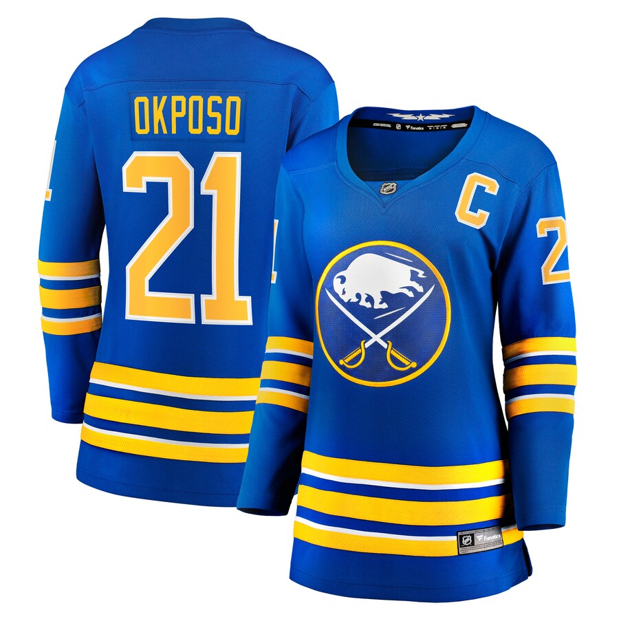 Women's Buffalo Sabres Kyle Okposo Fanatics Branded Royal Home Breakaway Player Jersey - Puhuasuan