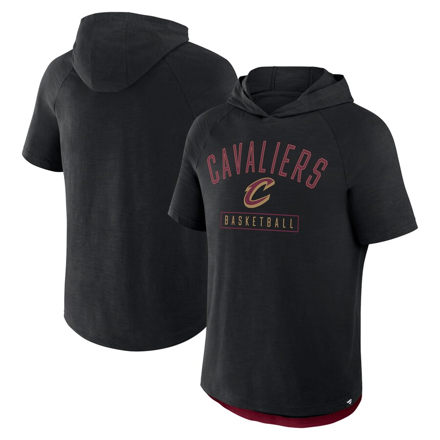 Men's Cleveland Cavaliers Fanatics Black Pass Legend Hooded T-Shirt - Puhuasuan