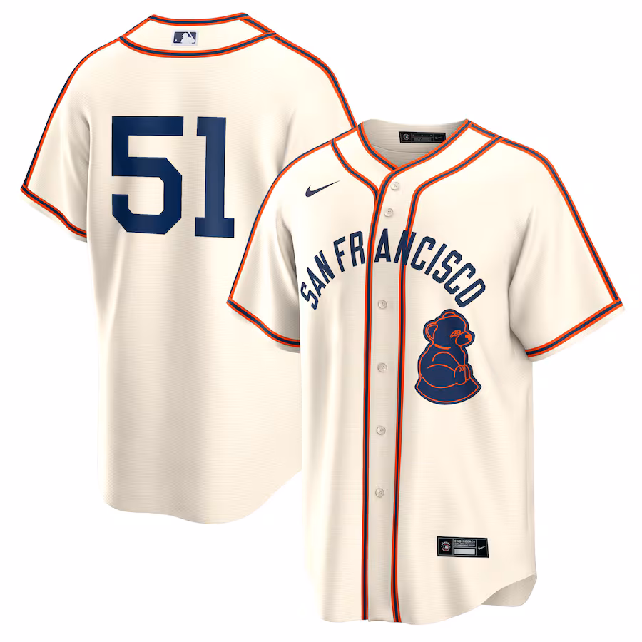 Men's San Francisco Giants Jung Hoo Lee Nike Cream 2024 Rickwood Classic Replica Player Jersey - Puhuasuan