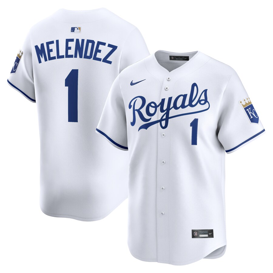 Men's Kansas City Royals MJ Melendez Nike White Alternate Limited Player Jersey - Puhuasuan