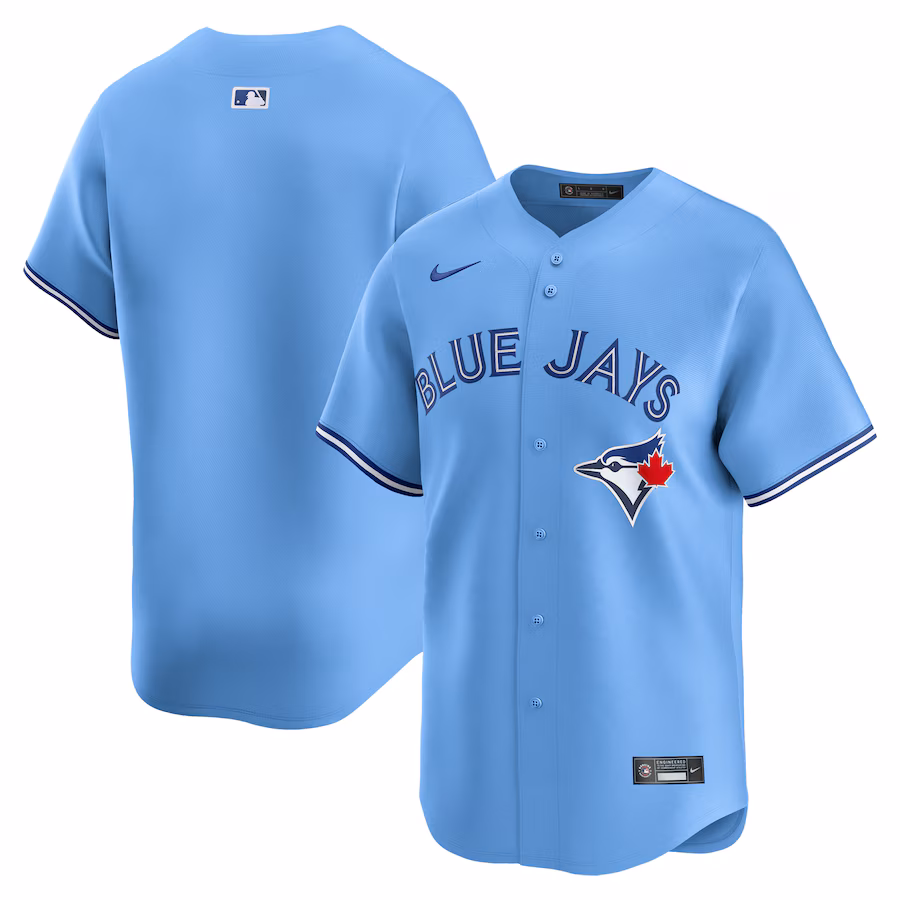 Men's Toronto Blue Jays  Nike Light Blue  Alternate Limited Jersey - Puhuasuan